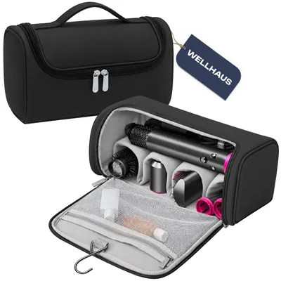 Produktbild von WELLHAUS Reisetasche Organizer für Dyson Airwrap Supersonic schwarz
