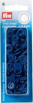 Obrázek produktu pro Prym 393158, Druky (patentky), Polyoxymetylen (POM), Modrá, Matný, Kulatý, 1,24 cm