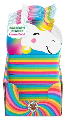 Produktbild von TRENDHAUS 968036 - Rainbow Power Gummitwist, 5 m langes Hüpfgummi in Regenbogenf