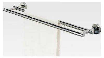 Produktbild von Handtuchreck und Handtuchhalter Boston, polierter Edelstahl, 581 x 50 x 130 mm
