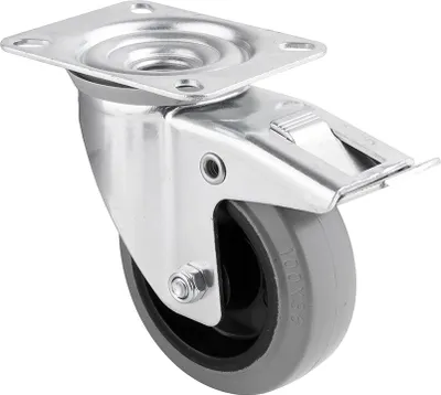 Produktbild von Mittelschwere Möbelrolle 100/160 mit Bremse