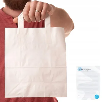 Produktbild von Torby Pro Weiße Papierbeutel 22x11x25cm 250 Stück