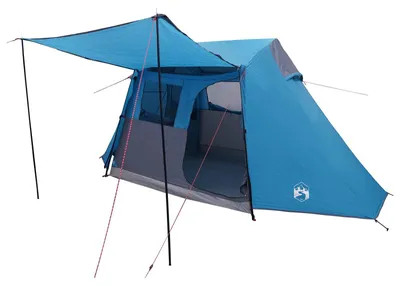 Produktbild von vidaXL Tunnelzelt Blau 475 x 220 x 192 cm