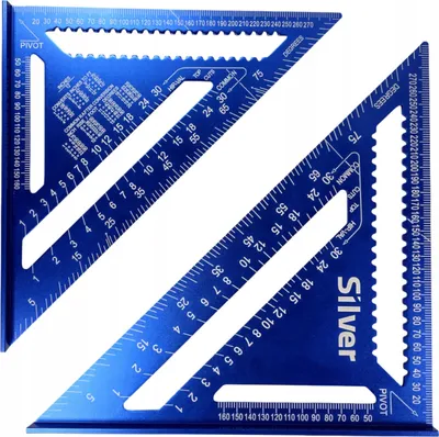 Obrázek produktu pro SilverTools Tesařský úhelník 12" hliník 305x305mm