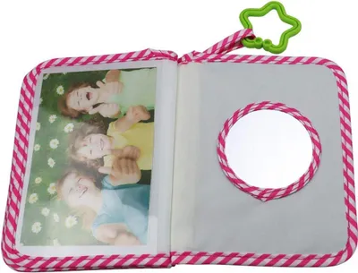 Produktbild von Weiches Stoffbabyfotoalbum - Erstes Babyalbum (10 x 15 cm, 17 Fotos)