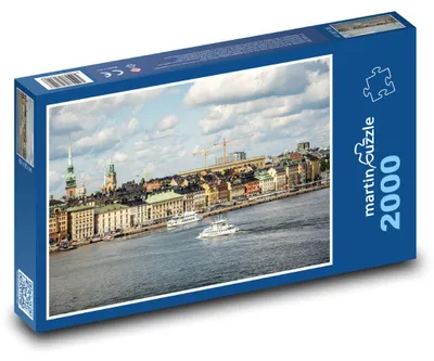 Produktbild von martinpuzzle - Puzzle 2000 Teile - Stadt am Fluss