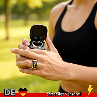 Produktbild von 2025 R Smart Ring für Männer und Frauen Herzfrequenz- Blutsauerstoffmonitor
