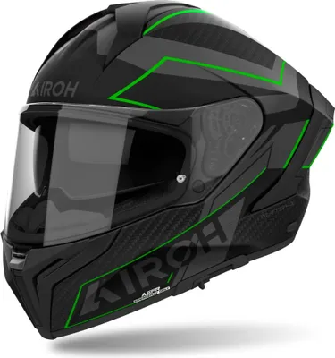 Produktbild von Integralhelm Schutzhelm Crosshelm AIROH MATRYX SENTINEL Schwarz Grün Größe XL