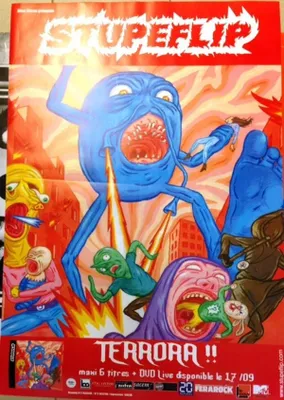 Produktbild von Stupeflip - Terrora!! - Plakat / Poster - 70x100 cm
