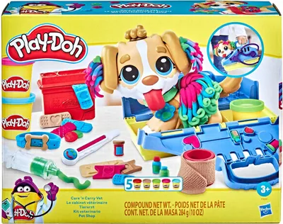 Produktbild von Play-Doh Spielset Care N Carry Vet