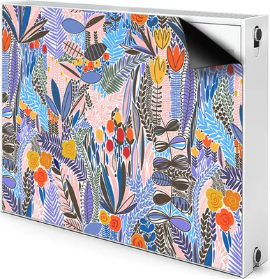 Produktbild von Magnet Verkleidung Abdeckung Heizkörperabdeckung Heizkörperabdeckung 90x60 cm  - Vintage, Bild
