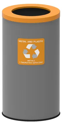 Image de Poubelle de recyclage Alda Eko 75 l - Jaune
