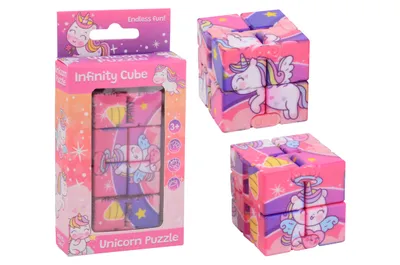 Produktbild von Kostky puzzle Jednorožec