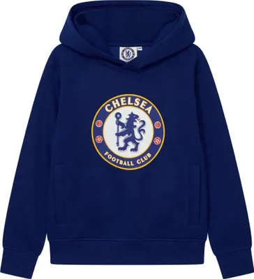 Immagine prodotto di Felpa Chelsea per bambini - Calcio - Maglione per bambini - Merchandising ufficiale da tifosi - Abbigliamento sportivo - 100% cotone