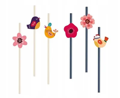 Zdjęcie produktu dla Słomki Summer Have Fun papierowe na urodziny 6szt