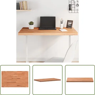 Obrázek produktu pro The Living Store Stolová deska 100x60x4 cm obdélníková z masivního bukového dřeva