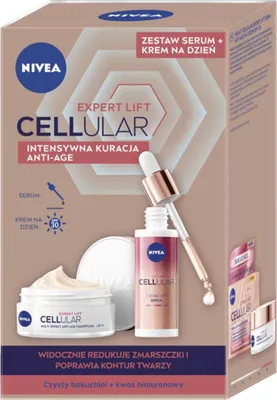 Produktbild von Cellular Expert Lift Anti-Ageing-Tagescreme-Set 50ml + 3-Zonen-Serum 30ml