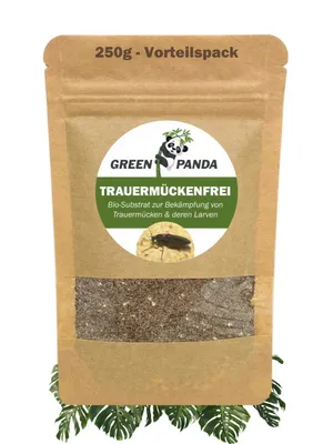 Produktbild von GreenPanda Mittel gegen Trauermücken - 250g Substrat zum Larven & Trauermücken bekämpfen - Trauerfliegen bekämpfen - Vorteilspack für 13 Töpfe á 20L
