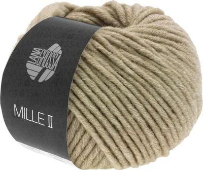 Immagine prodotto di Lana Grossa MILLE II 50 g filato resistente in misto Lana 55 m colore 053 - Cammello