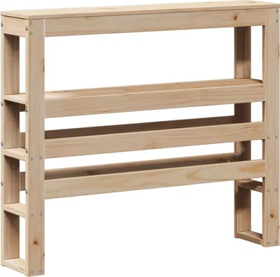 Immagine prodotto di vidaXL Testiera con ripiani 75 cm in legno di pino massiccio