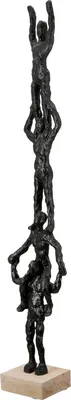 Produktbild von GILDE Skulptur Person Teamspirit schwarz H. 68,5 cm, 60529