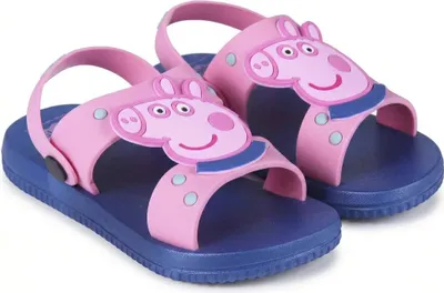 Produktbild von Peppa Pig Wutz Kinder Mädchen Sandalen Badeschuhe Latschen – Blau / 26/27