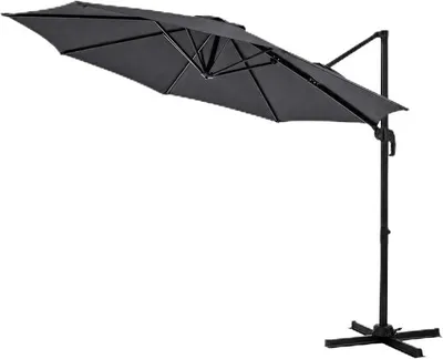 Imagen del producto de Parasol para jardín de 300 cm, con manivela y protección UV