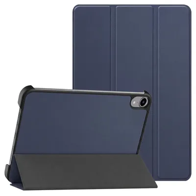 Productafbeelding van imoshion Trifold Bookcase voor de Apple iPad Mini 7 (2024) / iPad Mini 6 (2021) - Donkerblauw