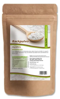 Produktbild von Mynatura Backpulver - Feines Pulver ab 250g - 250g