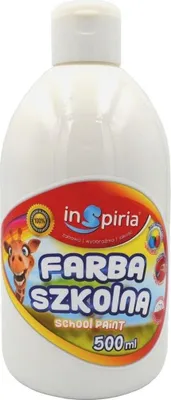 Obrázek produktu pro Bílá školní barva 500 ml (školní potřeby a psací potřeby, barvy)