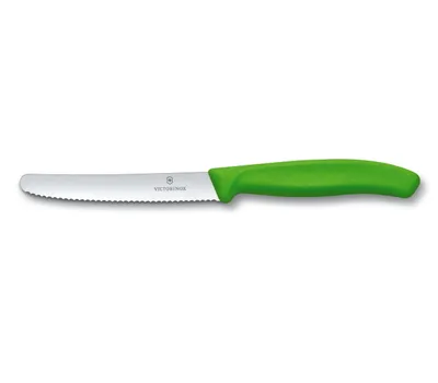 Obrázok produktu pre Victorinox Swiss Classic zelený zubatý nôž na paradajky 11 cm