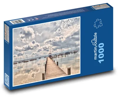 Zdjęcie produktu dla Puzzle 1000 Żaglówki w porcie - martinpuzzle