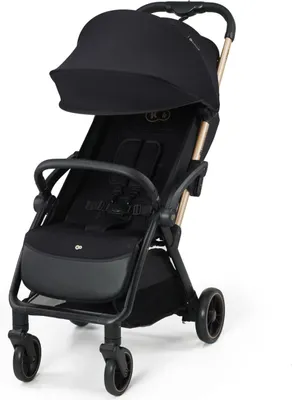 Image de Kinderkraft Apino Compact Black poussette pliante automatique facile à manœuvrer roues increvables en mousse EVA