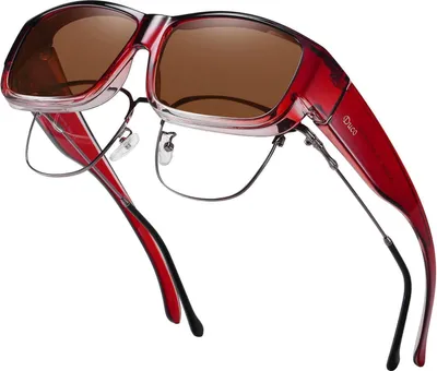 Zdjęcie produktu dla Męskie damskie okulary przeciwsłoneczne z polaryzacją i ochroną UV400 Wrap Around Oversunglasses 8956