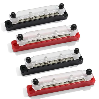 Stromverteilerblock 150 A, 12-48 V DC, 6x M4 + 4x M6, 4 St.