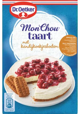 Produktbild von Dr. Oetker Monchoutaart mit kandierter Bodenschicht, 385 g – Fertigmischung für cremige Monchoutorte