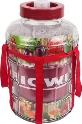 Obrázok produktu pre viacúčelová nádoba 10 l na víno a konzervy + rovnátka | 601610