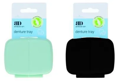 Immagine prodotto di Scatola per dentiere rettangolare con coperchio incernierato 1 pz