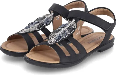 Image de Ricosta Sandales pour filles AMELIE Noir Synthétique Taille : 35