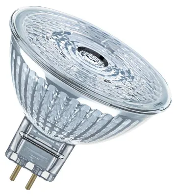 A close-up studio shot of a halogen light bulb.