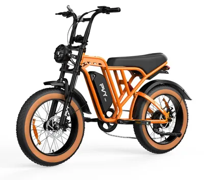 Produktbild von E-Bike Fatbike 48V 20Ah Akku 80km Reichweite 20x4.0 Zoll Orange