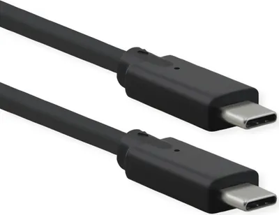 Produktbild von ROLINE USB 3.2 Gen 2x2 Kabel, USB C-C, ST/ST, 4K UHD-1, 20Gbit/s, Emark, 100W, schwarz, 1 m