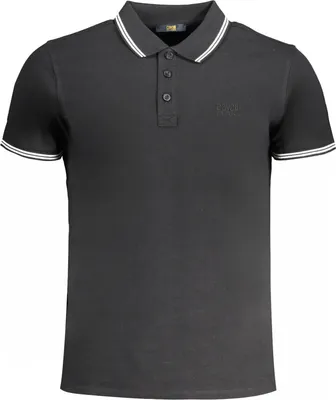 Produktbild von Cavalli Class Herren-T-Shirt mit Kragen Olumide schwarz XL