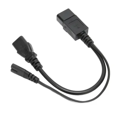 Obrázek produktu pro IEC320 C14 na C13 C7 napájecí kabel,IEC320 C14 samec na C13 C7 samice kabel,IEC320 napájecí kabely,10A napájecí kabel,Y rozbočovač napájecí kabel,napájecí kabel