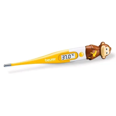Produktbild von BEURER Fieberthermometer Monkey Digital 1Speicherpl. gelb-weiß BY 11 MONKEY