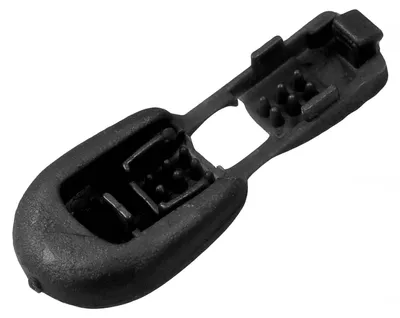 Kordelendstücke Klicksystem schwarz