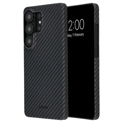Productafbeelding van Accezz MagSafe Polyamid® Backcover voor de Samsung Galaxy S26 Ultra - Zwart