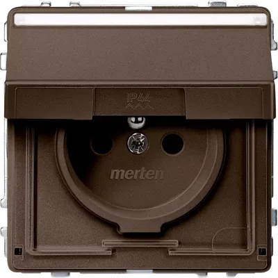 Produktbild von MERTEN MEG2612-7215 Steckdose dunkelbrasil AQUADESIGN