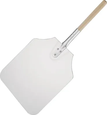 Immagine prodotto di Pala per pizza Vogue in alluminio con manico in legno, 30x35 cm
