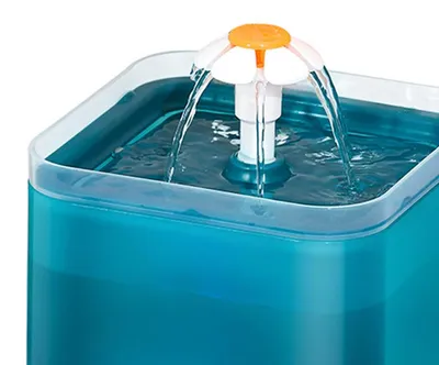 Haustier-Wasserbrunnen, 2L, leise, mit Filter, für Katzen und Hunde